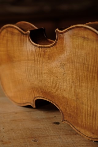 violon Jules Rémy 1840 restauré dos