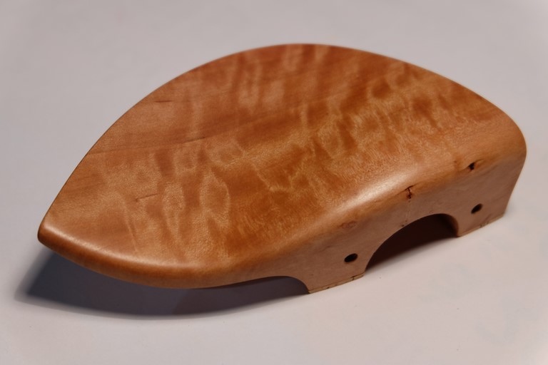 mentonnière violon sur mesure, THB poirier