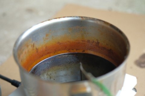 cuisson de vernis à l'huile